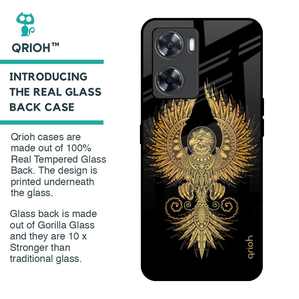 Mythical Phoenix Art Glass Case for OnePlus Nord N20 SE