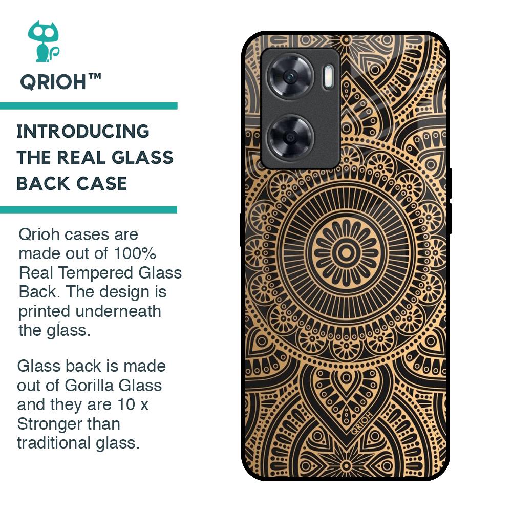 Luxury Mandala Glass Case for OnePlus Nord N20 SE