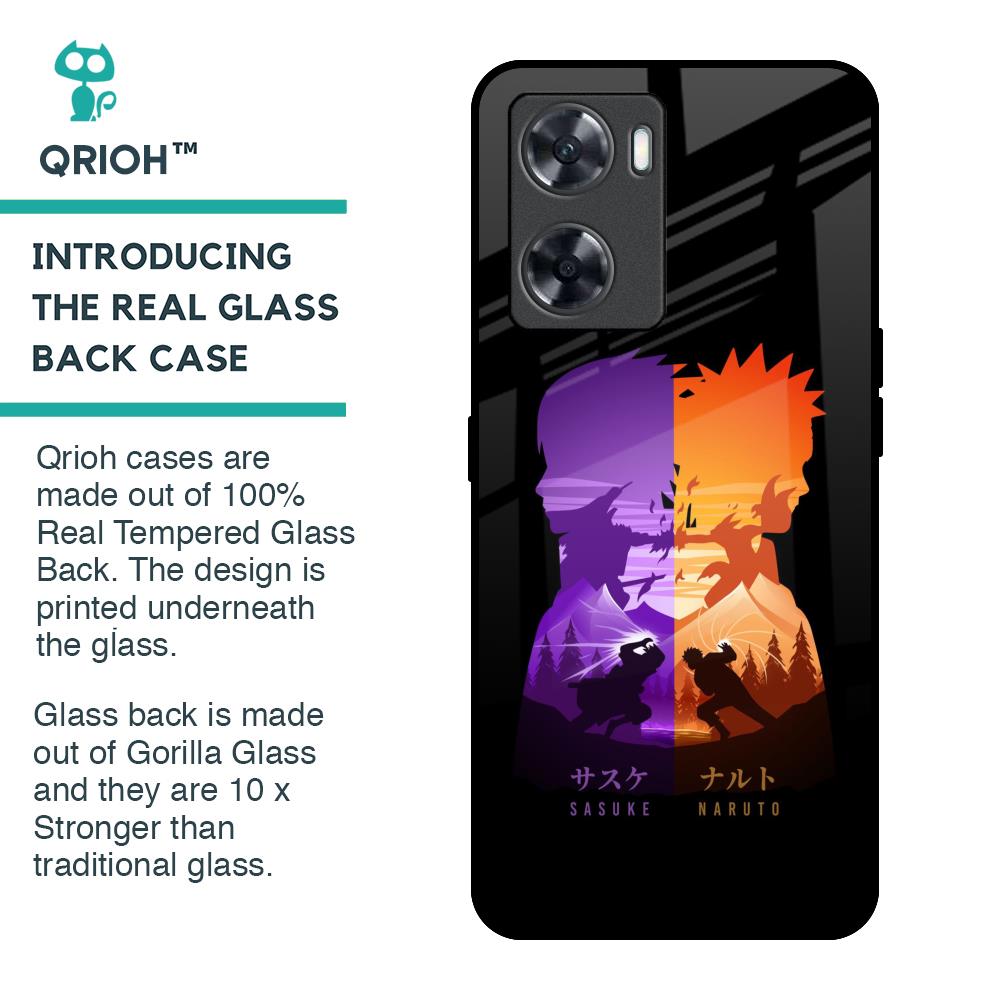Minimalist Anime Glass Case for OnePlus Nord N20 SE