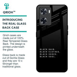 Black Soul Glass Case for OnePlus Nord N20 SE