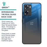 Blue Grey Ombre Glass Case for OnePlus Nord N20 SE