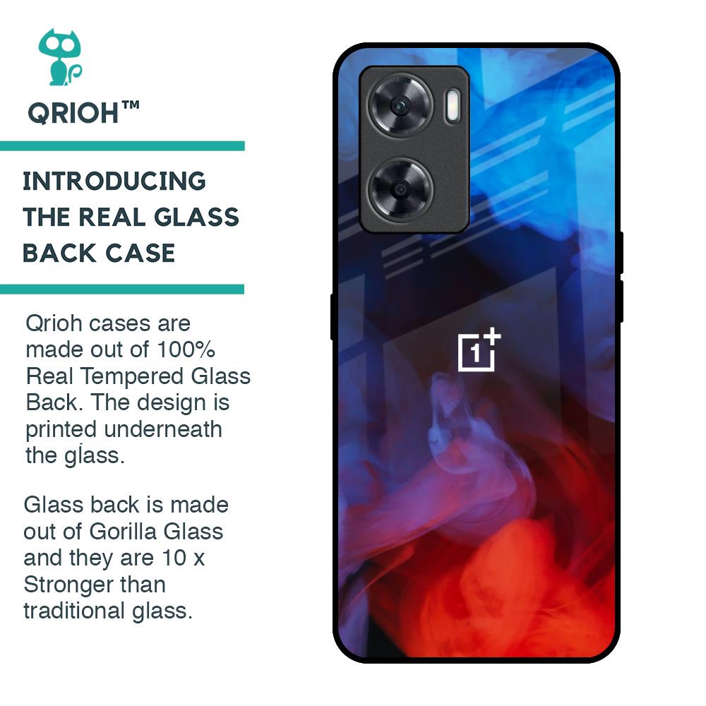 Dim Smoke Glass Case for OnePlus Nord N20 SE