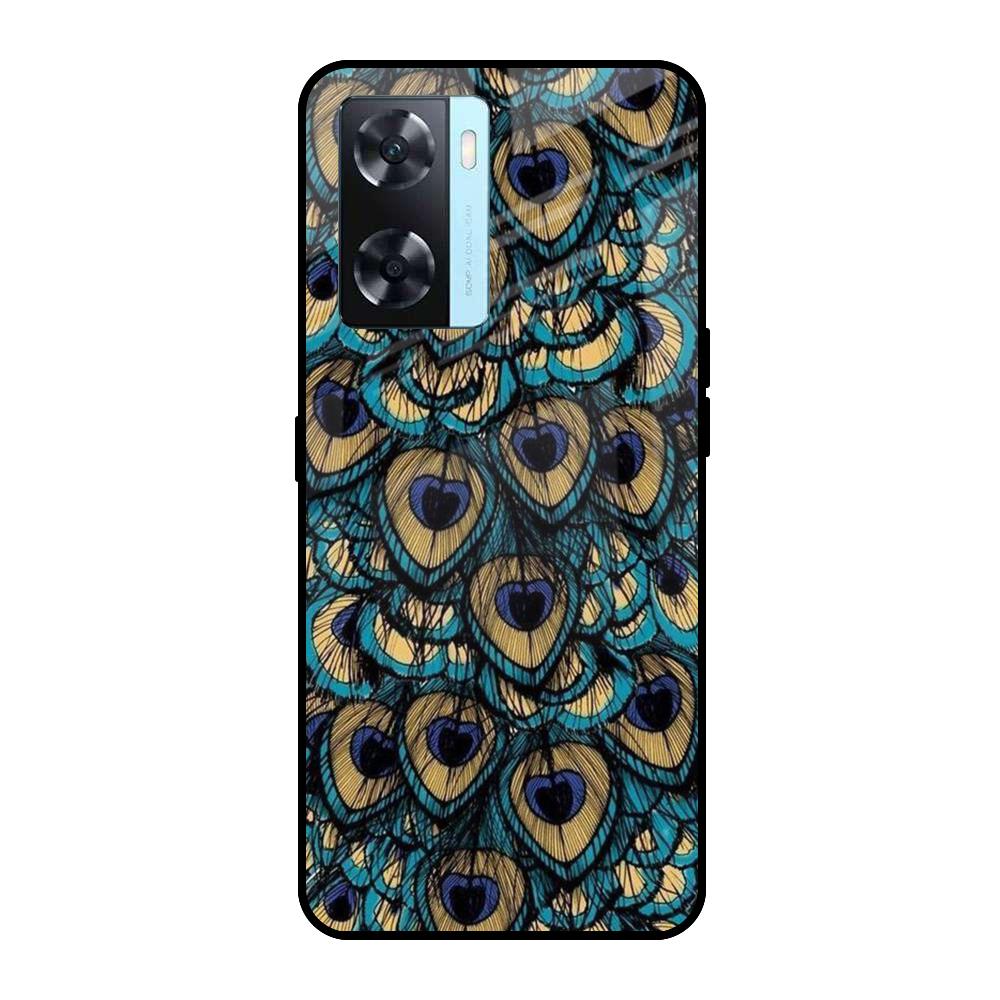 Peacock Feathers OnePlus Nord N20 SE Glass Cases & Covers Online