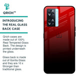 Maroon Faded Glass Case for OnePlus Nord N20 SE