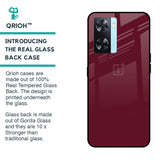 Classic Burgundy Glass Case for OnePlus Nord N20 SE