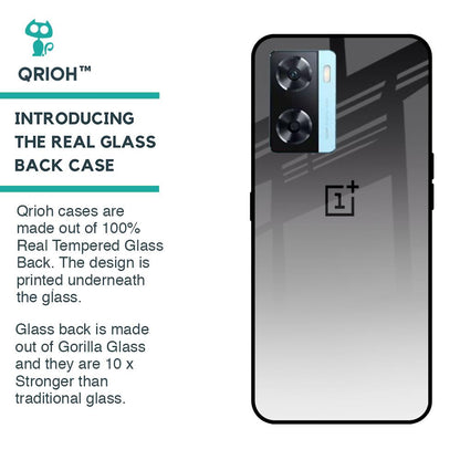 Zebra Gradient Glass Case for OnePlus Nord N20 SE