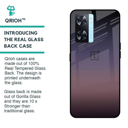 Grey Ombre Glass Case for OnePlus Nord N20 SE