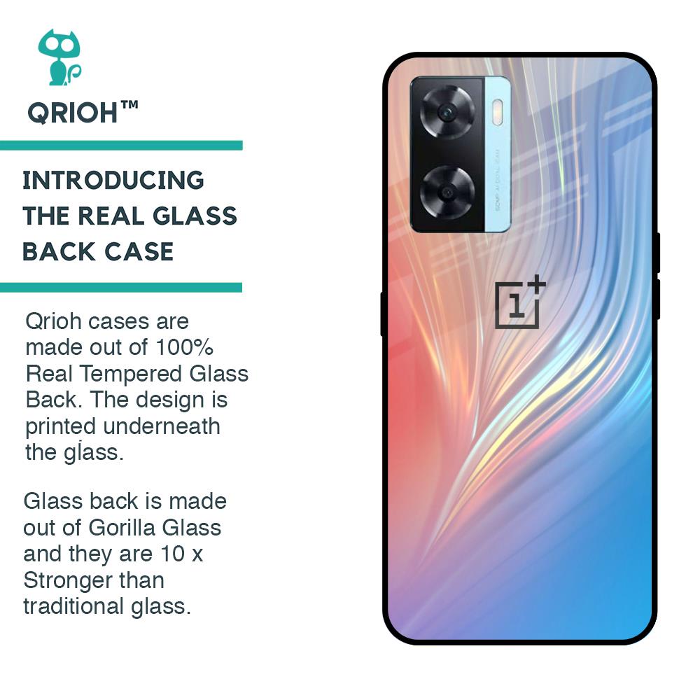 Mystic Aurora Glass Case for OnePlus Nord N20 SE