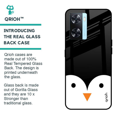 Cute Penguin Glass Case for OnePlus Nord N20 SE