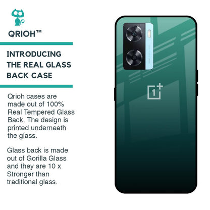 Palm Green Glass Case For OnePlus Nord N20 SE