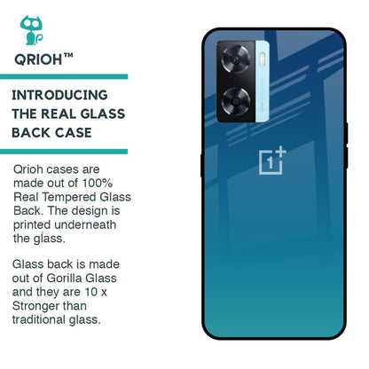Celestial Blue Glass Case For OnePlus Nord N20 SE