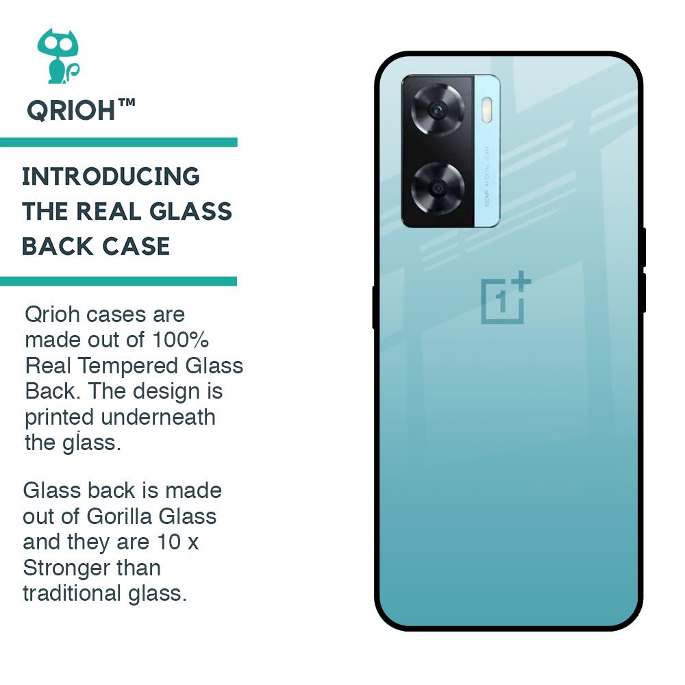 Arctic Blue Glass Case For OnePlus Nord N20 SE