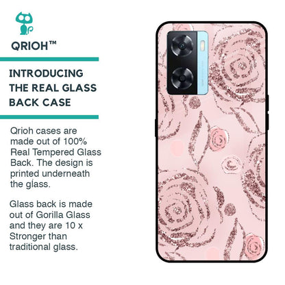 Shimmer Roses Glass case for OnePlus Nord N20 SE