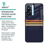 Tricolor Stripes Glass Case For OnePlus Nord N20 SE