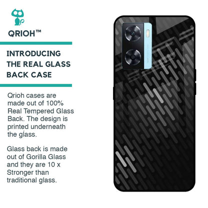 Dark Abstract Pattern Glass Case For OnePlus Nord N20 SE