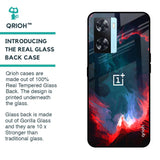 Brush Art Glass Case For OnePlus Nord N20 SE