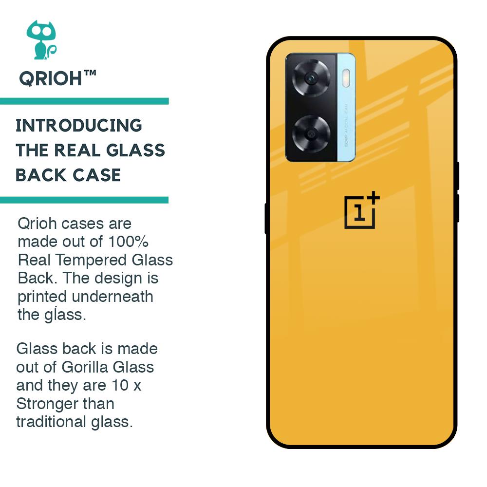 Fluorescent Yellow Glass case for OnePlus Nord N20 SE