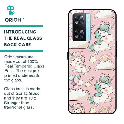 Balloon Unicorn Glass case for OnePlus Nord N20 SE