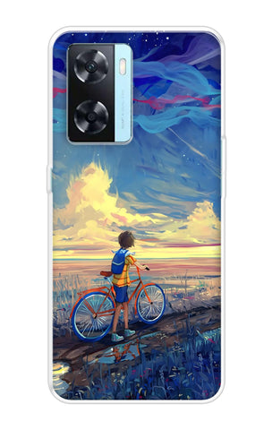 Riding Bicycle to Dreamland OnePlus Nord N20 SE Back Cover
