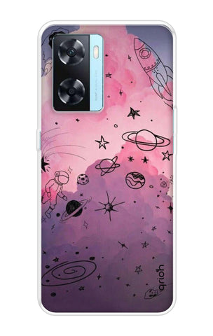 Space Doodles Art OnePlus Nord N20 SE Back Cover