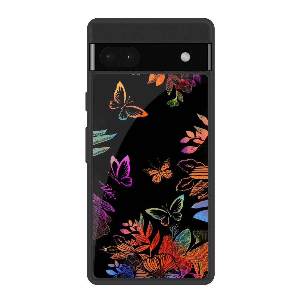 Rainbow Butterfly Google Pixel 6a Glass Back Cover Online