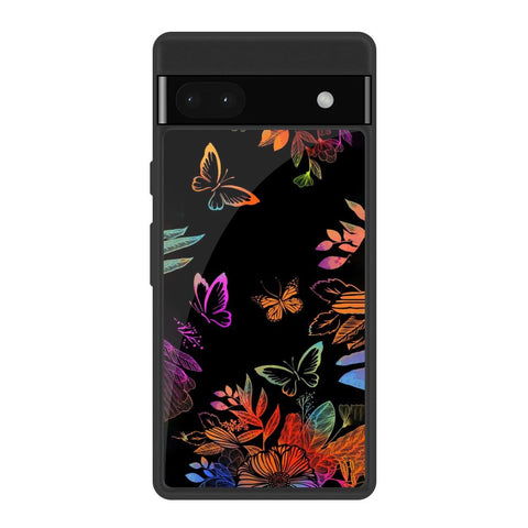 Rainbow Butterfly Google Pixel 6a Glass Back Cover Online
