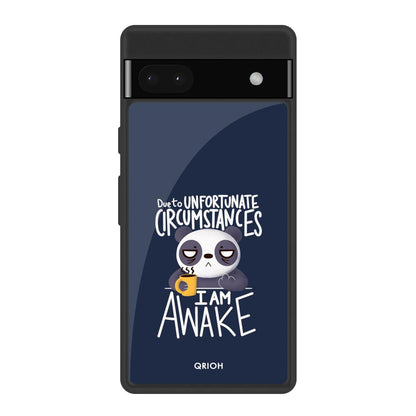 Struggling Panda Google Pixel 6a Glass Back Cover Online