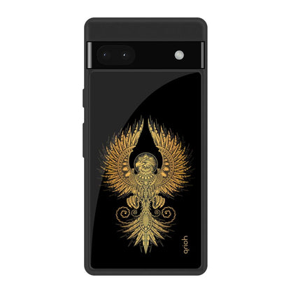 Mythical Phoenix Art Google Pixel 6a Glass Back Cover Online
