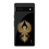 Mythical Phoenix Art Google Pixel 6a Glass Back Cover Online