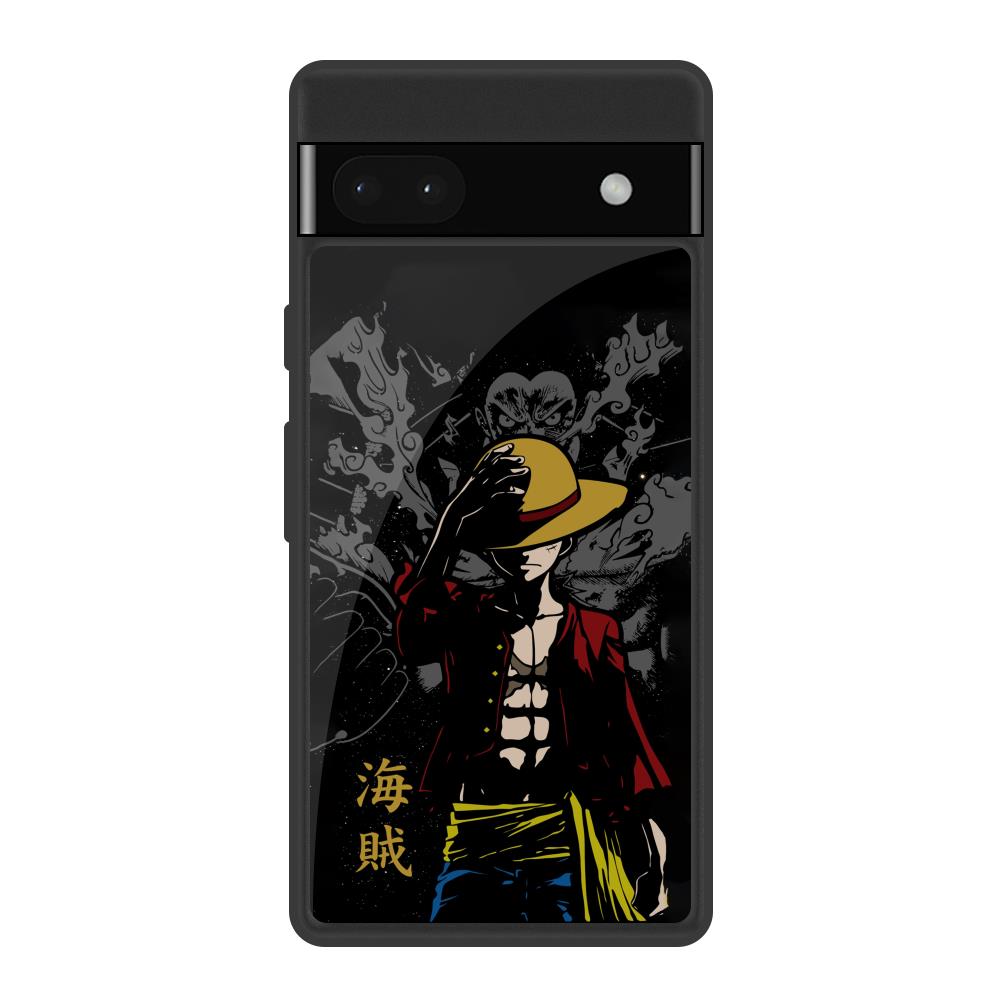 Dark Luffy Google Pixel 6a Glass Back Cover Online