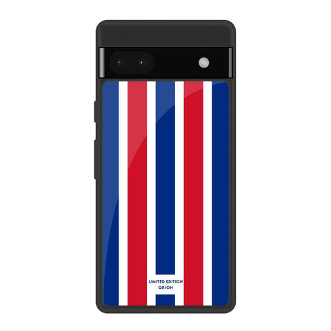 Tricolor Flag Google Pixel 6a Glass Back Cover Online