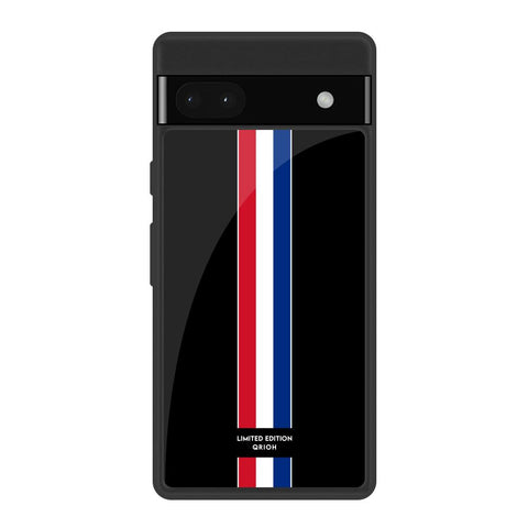 Flag Striped Google Pixel 6a Glass Back Cover Online