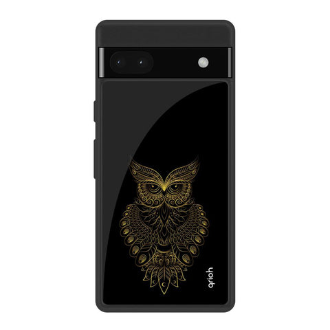 Golden Owl Google Pixel 6a Glass Back Cover Online