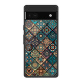 Retro Art Google Pixel 6a Glass Back Cover Online