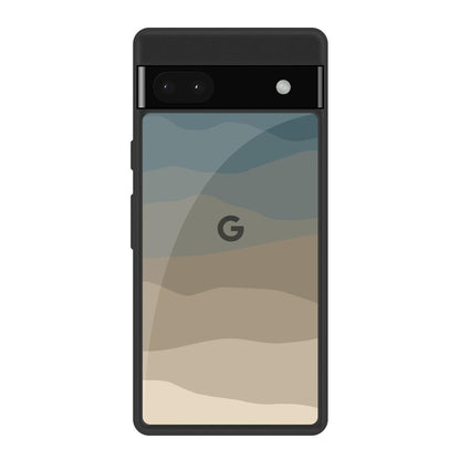 Abstract Mountain Pattern Google Pixel 6a Glass Back Cover Online