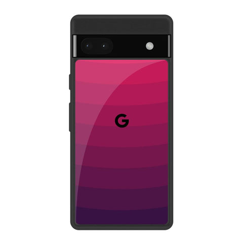 Wavy Pink Pattern Google Pixel 6a Glass Back Cover Online