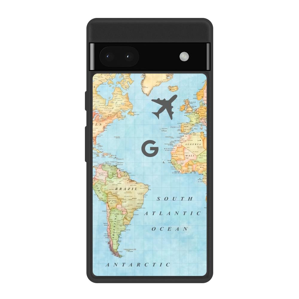Fly Around The World Google Pixel 6a Glass Back Cover Online