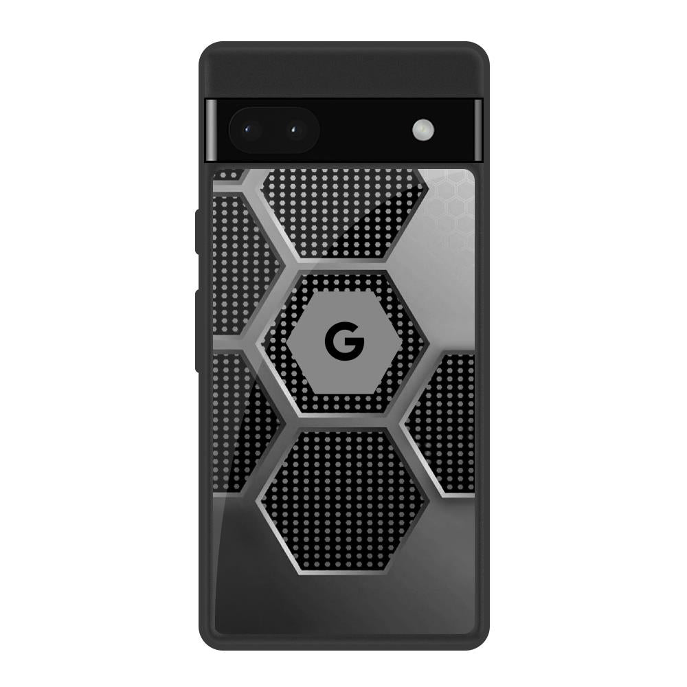 Hexagon Style Google Pixel 6a Glass Back Cover Online