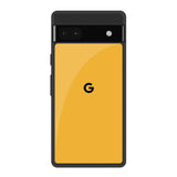 Fluorescent Yellow Google Pixel 6a Glass Back Cover Online