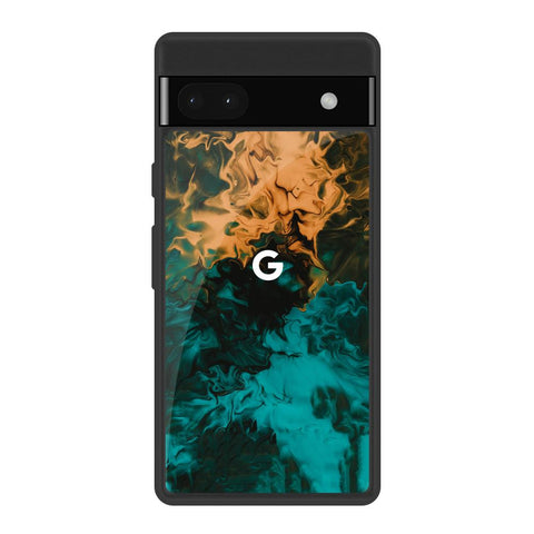 Watercolor Wave Google Pixel 6a Glass Back Cover Online