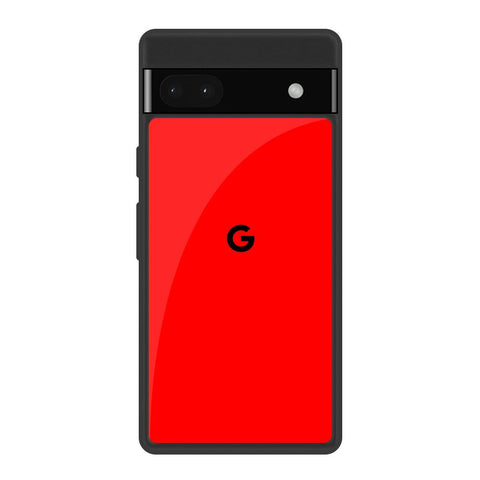 Blood Red Google Pixel 6a Glass Back Cover Online