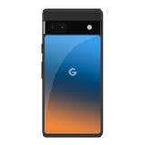 Sunset Of Ocean Google Pixel 6a Glass Back Cover Online