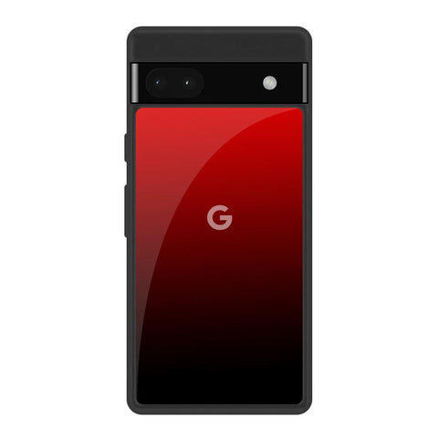Maroon Faded Google Pixel 6a Glass Back Cover Online