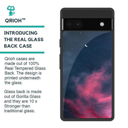 Moon Night Glass Case for Google Pixel 6a