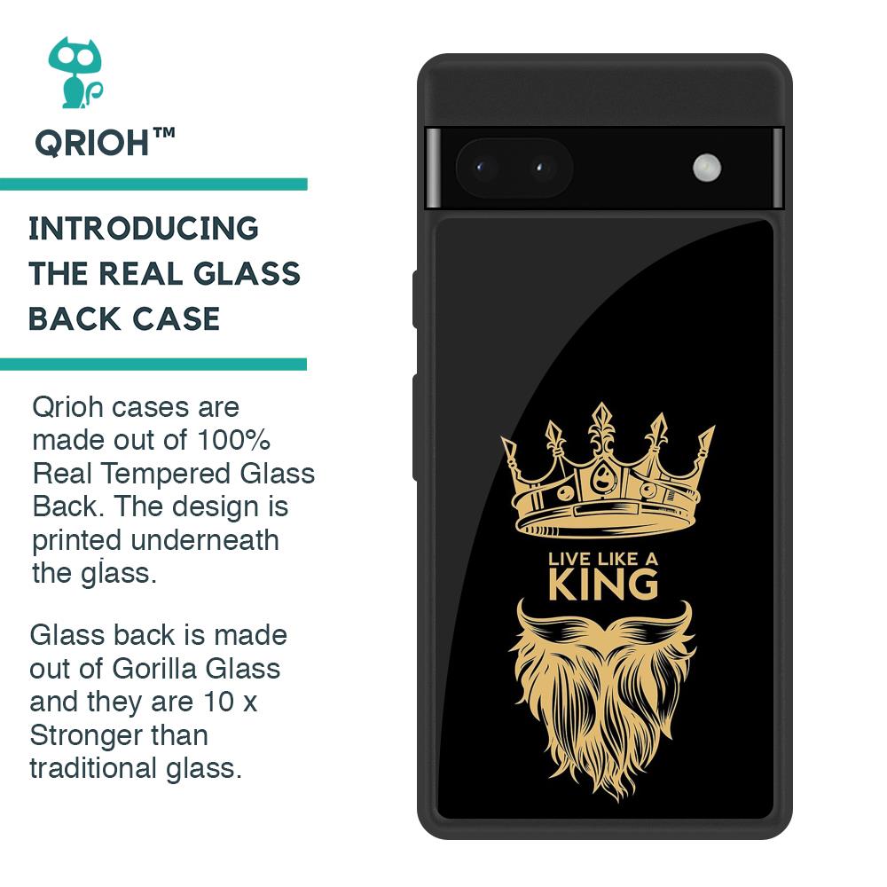 King Life Glass Case for Google Pixel 6a