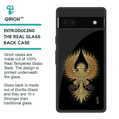 Mythical Phoenix Art Glass Case for Google Pixel 6a