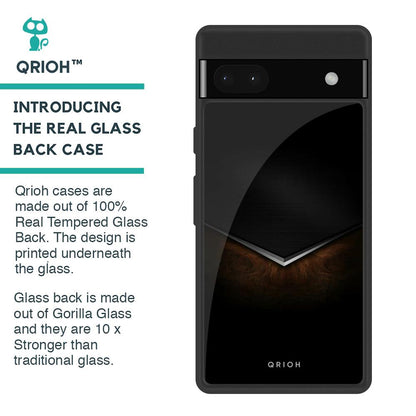 Dark Walnut Glass Case for Google Pixel 6a