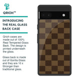 Brown Block Glass Case for Google Pixel 6a