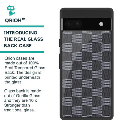 Grey Block Glass Case for Google Pixel 6a