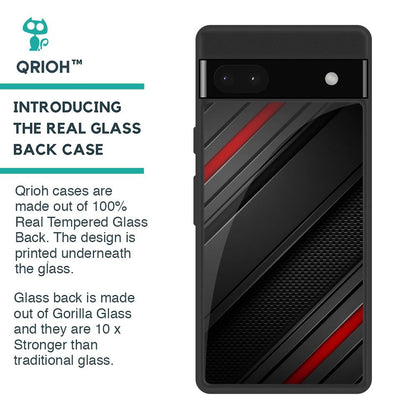 Modern Abstract Glass Case for Google Pixel 6a